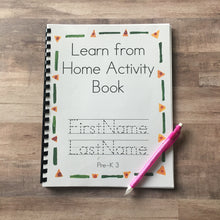 Load image into Gallery viewer, Learn From Home Activity Book - Pre-K 3