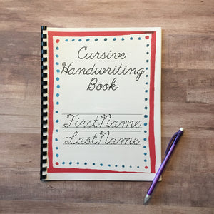 Cursive Handwriting Book