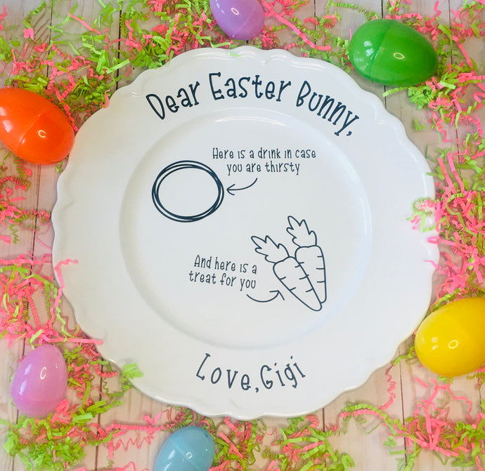 Customized Bunny Plate