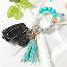 Load image into Gallery viewer, Silicone Bead Keychain